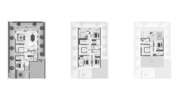 Villa floor plan, 5 bedrooms in Chevalia Estate 2 No. 11009 (2D)